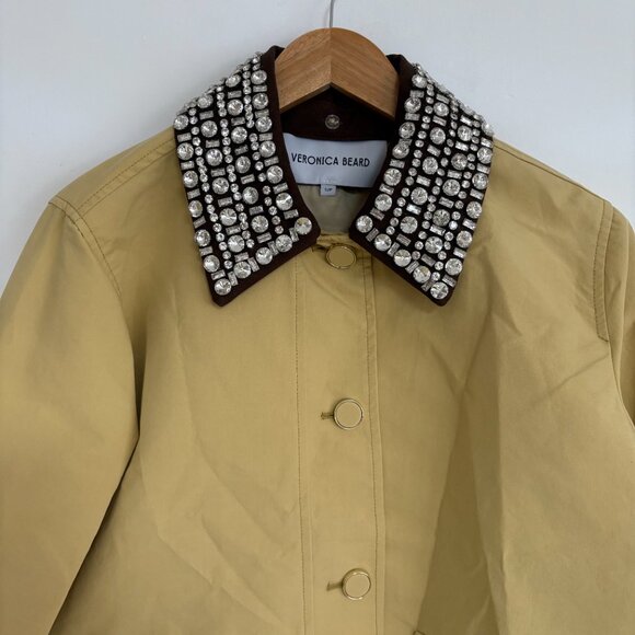 Veronica Beard Arlen Embellished Dickey button placket Jacket - Picture 7 of 15